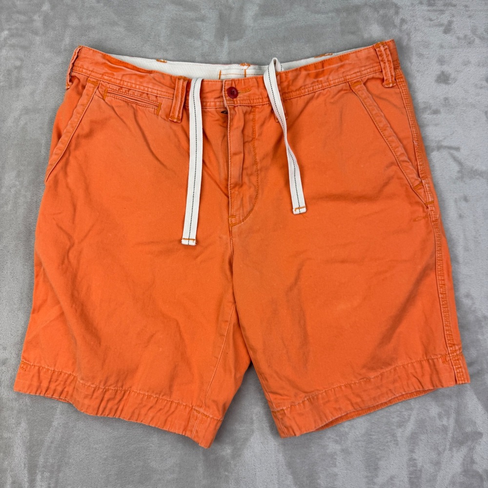 Polo Ralph Lauren Shorts Mens 34 Orange Relaxed Fit Chino‎ Summer Casual Preppy